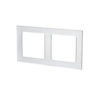 VoltShine Targa da parete in vetro di design tedesco/francese, con 2 chiavi argentate. Ideale per dare un tocco moderno ed elegante ai tuoi spazi. Qualità e stile in ogni dettaglio.