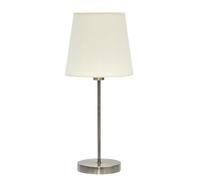VoltShine Tavolo - Tavolo Maldive 1xe14, pelle beige, dimensioni 46x20x20 cm, design elegante, ideale per decorazione e supporto in spazi moderni