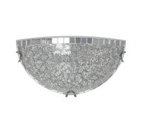 VoltShine Tenor - Applique in cromo con disegno mosaico, misure 16x30x8,5 cm, ideale per illuminazione decorativa