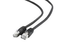 VoltShine Tubo di rete Cat.6 FTP 1 m, colore nero, connessione rapida e sicura, ideale per reti domestiche e uffici.