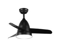 VoltShine Ventilatore da soffitto LED Black Silence: unisce modernità ed efficienza. Freschezza e luce per la tua casa, con un motore silenzioso che garantisce comfort ed eleganza in ogni spazio.