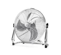 VoltShine Ventilatore da terra, 18 pollici, 3 pale, 3 velocità, argento, ideale per rinfrescare gli spazi e migliorare la circolazione dell'aria.