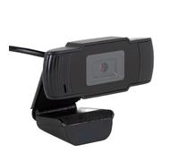 VoltShine Webcam - Telecamera USB HD 720p con messa a fuoco automatica, microfono incorporato, facile installazione e compatibilità universale