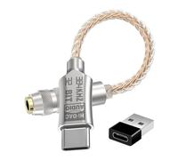 VOLTSPARK Adattatore audio da USB C a 3,5 mm, convertitore audio Syncwire da USB C a jack da 3,5 mm per Pixel 3/3a/3/2/2XL/1/X/XL, iPad Pro, MacBook, Surface Pro, Chromebook, HTC, Sony, LG, Nexus e