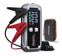 VoltSurge Booster Avviamento Auto, Avviatore di emergenza, 6000A Avviatore Emergenza per Auto Fino a 8.0L Benzina o 6.0L Diesel, 12V Jump Starter, Uscita USB Rapida, Torcia a LED (6000A)