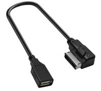 Voltvera AMI Adattatore Cavo MDI per Audi A1 A2 A3 A4 A5 A6 S6 A8 S8 R8 Q3 Q5 Q7 30 CM/11,81 Pollici Cavo AUX per Audio USB MMI Adattatore MP3 Multimedia Musica Interfaccia per VW TT VW Golf Passat