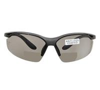 voltX 'CONSTRUCTOR' Occhiali di sicurezza da lettura BIFOCALI (SCURI +3,0 diottria) con certificazione CE EN166F/Occhiali da ciclismo - Bifocal Safety Glasses