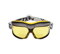 voltX DEFENDER Compact BIFOCAL ventilata Occhiali di sicurezza (Giallo +1.0 lente), CE EN166FT certificato, Rivestimento anti-condensa. - Compact Bifocal Safety Goggles