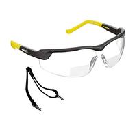 voltX GT ADJUSTABLE (2020 model) Occhiali di sicurezza da lettura BIFOCALI con certificazione CE EN166FT (Trasparente +3.0 diottrie), Rivestimento anti-condensa. Bifocal Safety Glasses