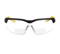 voltX GT ADJUSTABLE (2020 model) Occhiali di sicurezza da lettura BIFOCALI con certificazione CE EN166FT (Trasparente +2.5 diottrie), Rivestimento anti-condensa. Bifocal Safety Glasses