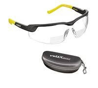 voltX GT ADJUSTABLE (2020 model) Occhiali di sicurezza da lettura BIFOCALI con certificazione CE EN166FT (Trasparente +1.5 diottrie), Rivestimento anti-condensa e astuccio rigido