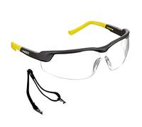 voltX GT - Occhiali protettivi regolabili (trasparenti), rivestimento anti-appannamento, staffa adattabile, antigraffio, protezione UV400