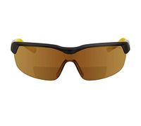 voltX GT ADJUSTABLE Occhiali di sicurezza da lettura BIFOCALI CE EN166FT (MARRONE +2.5 diottrie), Rivestimento anti condensa, Lente UV400 Bifocal Safety Glasses