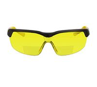 voltX GT ADJUSTABLE Occhiali di sicurezza da lettura BIFOCALI con certificazione CE EN166FT (GIALLE +1.5 diottrie), Rivestimento anti-condensa, Lente UV400.Bifocal Safety Glasses