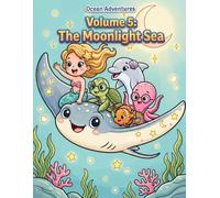 Volume 5: The Moonlight Sea: A Story Coloring Book of Underwater Adventures