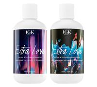 Volume d'amore extra igk e shampoo ispessimento e set di balsamo | Lightweight + Supporta il cuoio capelluto + bilanciamento dell'olio | Vegan + crud