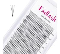 Volume Extension Ciglia Ciuffetti 3D 0.10mm D Curl 8-14mm Lunghezza FADLASH Extension Ciglia Russian Volume Premade Ventagli Ciglia Extension(3D-0.10D-mix8-14)