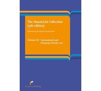 Volume III International and European Private Law