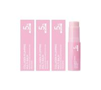 Volumizing collagen rosa stick,Stick cosmetico Anti-Wrinkle | Mix Face Makeup Base,Volume Balm Stick for Under Eyes, Neck, Forehead, Smooth Fine Lines, Firming Care for Wrinkles