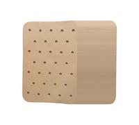 Volumoon 150 Pezzi Carta per Friggitrice, Unbleached Carta per Friggitrice, Fogli per Friggitrice ad Aria, Antigrasso Antiaderente Fodera In Carta, Carta Pergamena Perforata per Forno, Microonde