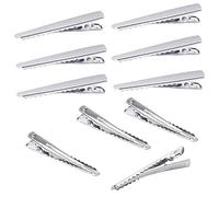 Volumoon 150 Pezzi Clip per Capelli di Metallo, Coccodrillo Clip, 45 mm Fermagli per Capelli a Coccodrillo, Fai Da Te Molletta per Capelli Antiscivolo, Capelli Accessori per Ragazze e Donne