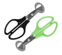 volumoon 2 Pezzi Forbici Uova di Quaglia, Tagliauovo, Forbici da Taglio a Guscio d'Uovo, Taglierina dell'uovo, Forbici per Uova per Casa, Cucina, Verde, Nero