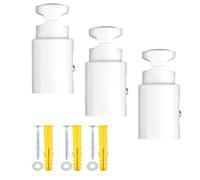 volumoon 3pcs supporto scaldasalviette,supporto a muro per termosifoni, kit fissaggio scaldasalviette, staffa radiatore, staffa di montaggio per Termoarredo Bagno per Radiatori da Bagno Dritti e Curvi