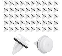 volumoon 50 Pezzi Clip di Fissaggio per Auto, Rivetti in Plastica per Auto, Plastica Fastener Auto con Rondella, Clip Della Portiera Dell'auto Universali, Clip di Fissaggio per Pannello Auto