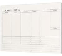 Volumoon 60 Fogli Planner Settimanale,24,5 x 17,5 cm Planning Settimanale da Tavolo Senza Date,Agenda Settimanale da Scrivania,Agenda Weekly Planner,per L'ufficio Scolastico Familiare