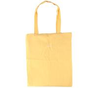 volumoon Borsa di Tela, Sacchetti in Cotone, Grande Shopper Bag Donna, Borsa per la Spesa Pieghevole, Borsa in Tessuto Doppio Lato, Borsa portaoggetti in Tela, Giallo