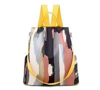 volumoon Donna Zaino Antifurto Impermeabile Borse a Spalla, Nylon borsa da viaggio, moda zaino casual borsa a tracolla, Borsa Tracolla Borse a Mano Zaini Casual Zainetto Ragazze Cartelle (Giallo)