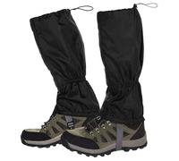 volumoon Ghette da Escursionismo Impermeabili, Coprigambe Traspiranti per Donne e Uomini, Ghette per Gambe da Neve, Idea per Deserto, Giungla, Neve, Alpinismo, Caccia (1 Paio Nero)