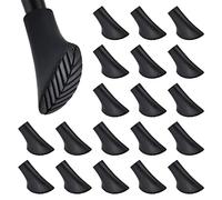 Volumoon Gommini per Bastoncini Walking Universale, 20 Pezzi Gommino Trekking Punte Ricambio, Gommini di Ricambio Bastoni da Trekking, Cappucci Punta Bastone Nordic per Bastoncini da Trekking