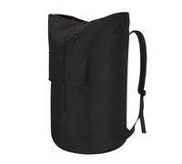 volumoon Grand Zaino per Biancheria con Tracolla Imbottita, Borsa Biancheria Sporca per Dormitorio, Appartamento, Sacco per Biancheria, Borsone Zaino Pieghevole per Biancheria da Viaggio, Campeggio