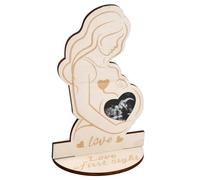volumoon Incinta Mamma cornice in Legno Cornice Ecografia Gravidanza Foto Cornice Immagine ad Ultrasuoni Bambino Immagine Ultrasuoni Cornice Sonogramma Foto Cornice Idee Regalo per Donne Incinta (B)