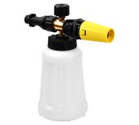 Volumoon Lancia in Schiuma Snow Foam Lance per Karcher Idropulitrice K2 K3 K4 K5 K6 K7, Ugello Regolabile per Schiuma, 1L Dispenser di Sapone per Idropulitrice Jet Wash per Autolavaggio