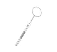 Volumoon Mini 3 in 1 Cacciavite Portachiavi multifunzione, cacciavite occhiali portatile qualità superiore (Argento)