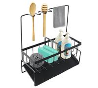volumoon Organizer Cucina per Lavello, Porta Spugne Lavello con Vaschetta di Scarico Autodrenante, Porta Detersivo cucina, Porta Stracci, Organizer Cucina, Organizer Lavello Cucina