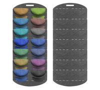 volumoon Supporto per cappelli da baseball, Porta Cappelli da Baseball a Muro, portaoggetti per porta cappello,Organizer da Parete per la Porta, supporto pieghevole da parete, con 14 tasche