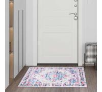 volumoon Tappeto Soggiorno Tappeti Moderni Camera da Letto Tappeti pelo corto soggiorno Tappeto Stile Antiscivolo,Tappeto vintage lavabile in lavatrice, per corridoio, cucina, ingresso,60 x 90 cm