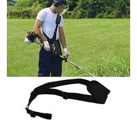 volumoon Tracolla per Tagliabordi, Cintura per Tosaerba Cablaggio, Cinghia per Imbracatura per Decespugliatore, cinghia imbottita per tosaerba,Nylon Nero Cintura Universale per rifinitore a Spalla.