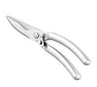 volumoon Trinciapollo, Forbici per Pollame in Acciaio Inox, Forbici da Pollo Professionali con Manici in Metallo per Casa, Multifunzione Forbici da Cucina per Pollame, Carne, Pollame (Argento)