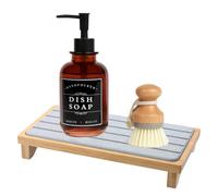 Volumoon Vassoio Pietra Assorbente, Portasapone a Base di Diatomee, Sottobicchieri Diatomite, Vassoio di Pietra ad Asciugatura Rapida Assorbente, per Salotto Cucina Bagno, 23,3 x 12 cm
