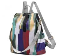 volumoon Zaino da Donna Borsa, Antifurto in Nylon da Donna Borsa, 2 in1 Impermeabile Zainetto Multifunzionale, Borse a Tracolla, Zaino da Viaggio Leggero per Ragazze, Viaggio, Lavoro