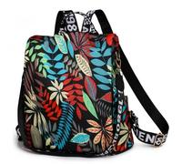 volumoon Zaino da Donna Borsa, Antifurto in Nylon da Donna Borsa, 2 in1 Impermeabile Zainetto Multifunzionale, Borse a Tracolla da donna, Zaino da Viaggio Leggero per Ragazze, Viaggio, Lavoro (C)