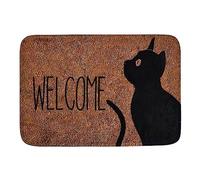 volumoon Zerbino di Benvenuto Personalizzato, 60x40CM Zerbino Antiscivolo e Lavabile, Zerbino Ingresso Casa, Tappeto per Porta, Animale Tappetino, Zerbino Ingresso per Esterno e Interno