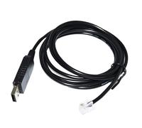 VOLURE Cavi di comunicazione seriale, Cavo adattatore seriale da USB a RS232 RJ11 RJ12 6P6C for analizzatore medico su PC - 1,8 M/3 M/5 M(3 metres)