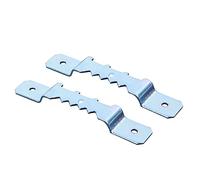 VOLURE Ganci per cornici Resistenti, Appendifoto Portafoto Doppio Foro a Dente di Sega Argento 10/100pz(100pcs)