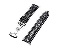 VOLURE Leather Patterned Watch Band with Automatic Buckle