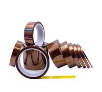 VOLURE Nastro in poliimmide for alte temperature | Lunghezza 33 m, larghezza 3-100 mm: for pannelli di stampa 3D ionici(7mm)